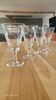 4 stemmed glasses - Lily of the Valley pattern