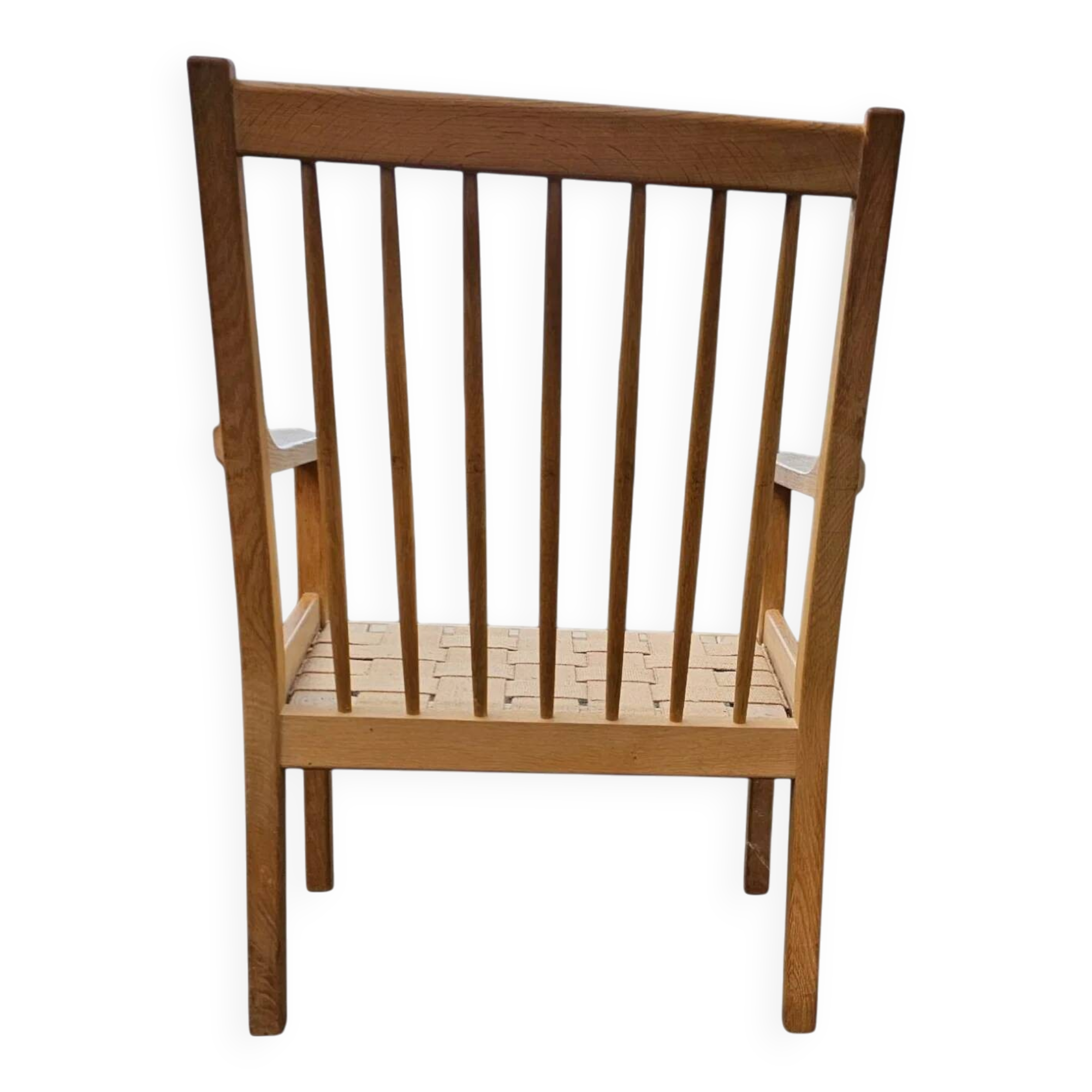 Danish spindle arm chair 1960s