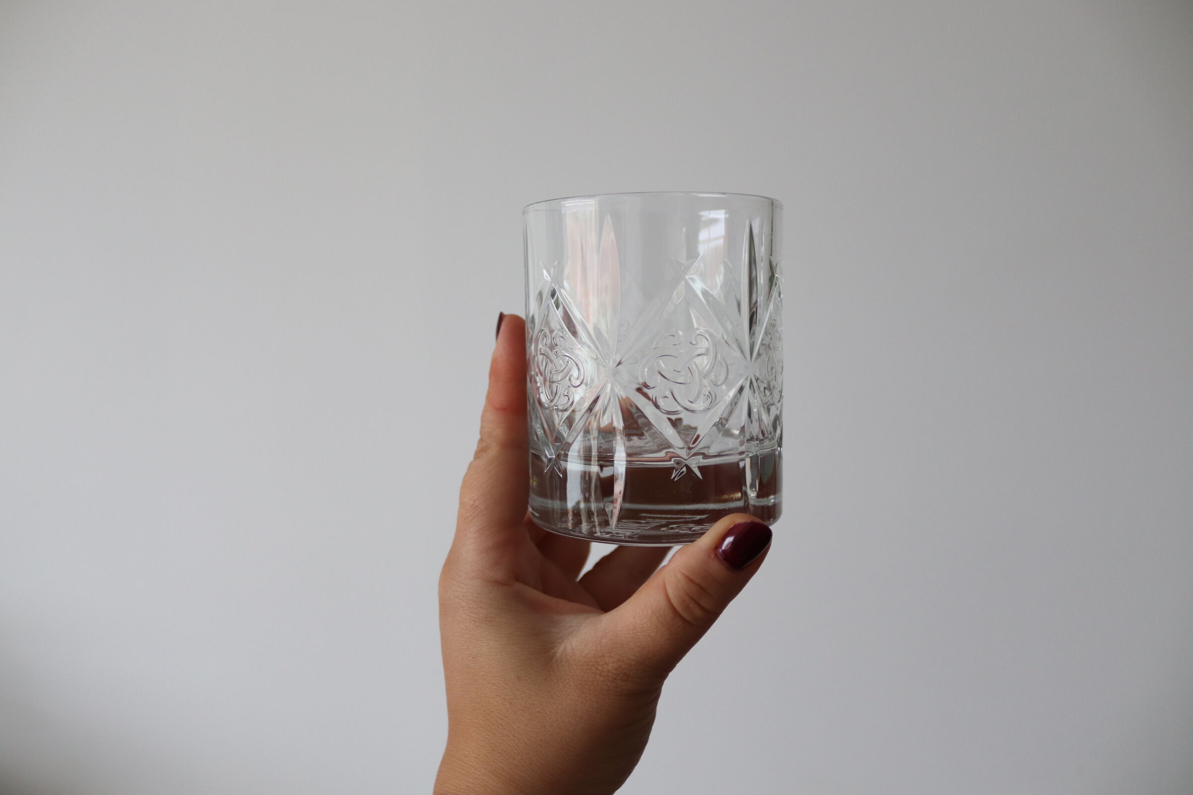 4 Dewar's whisky glasses