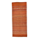 Pumpkin Orange Striped Turkish Woven Kilim Rug, 158x390 Cm