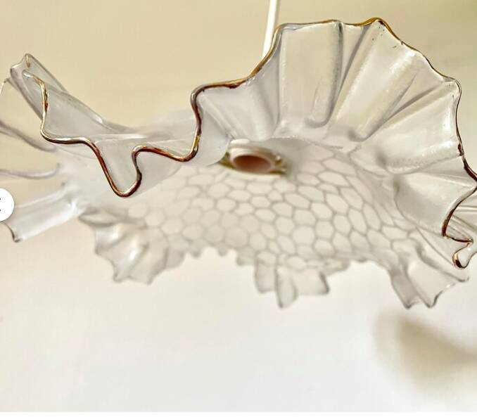 Granite glass draped suspension