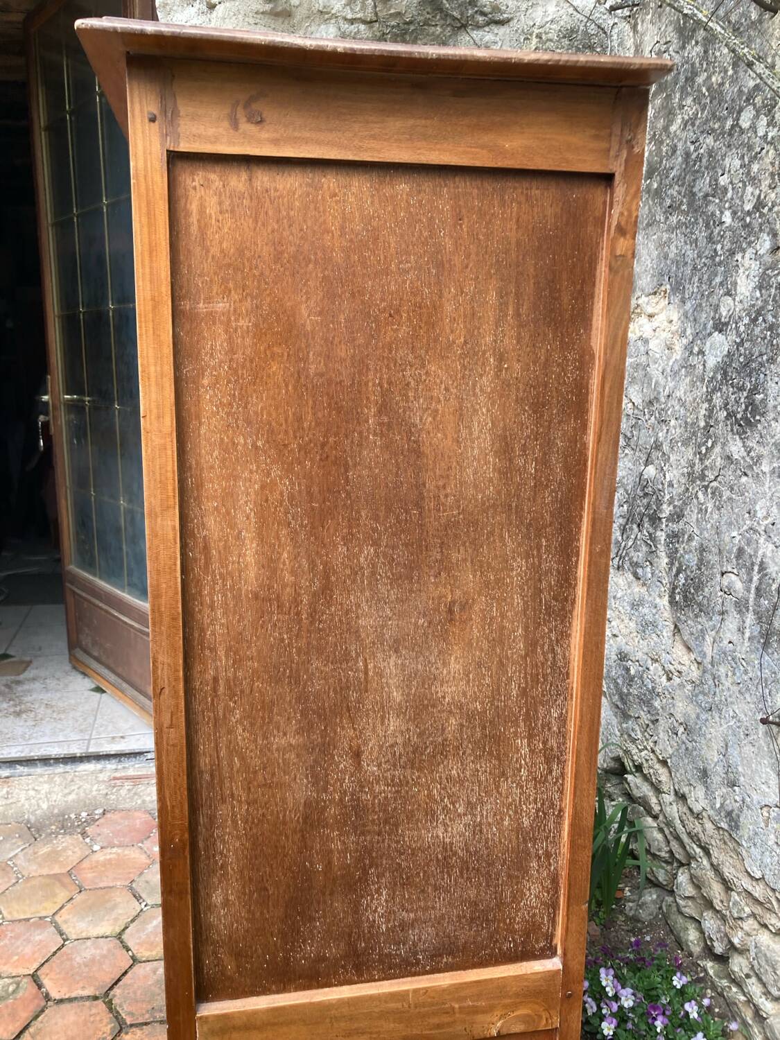 Small antique wardrobe in Art Deco style