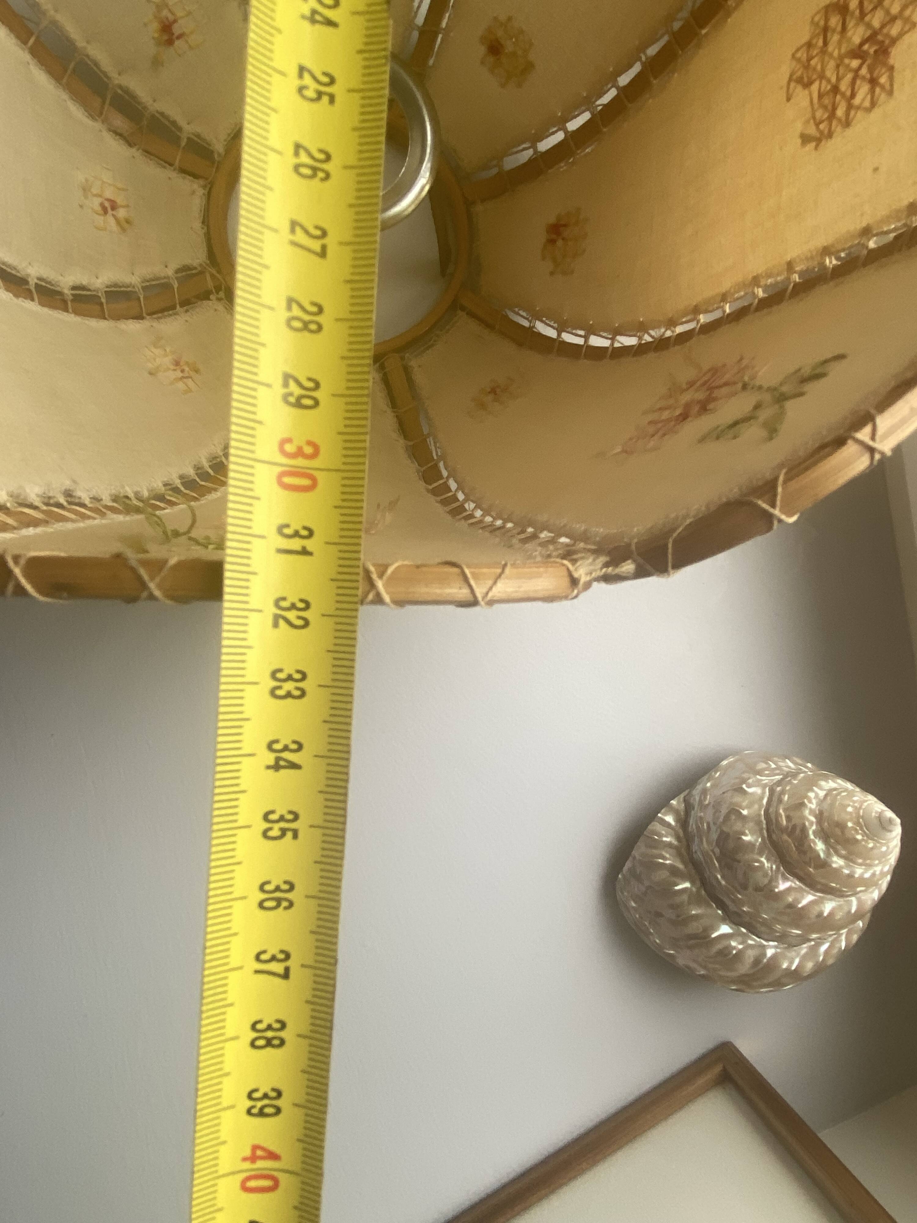 Embroidery fabric lampshade