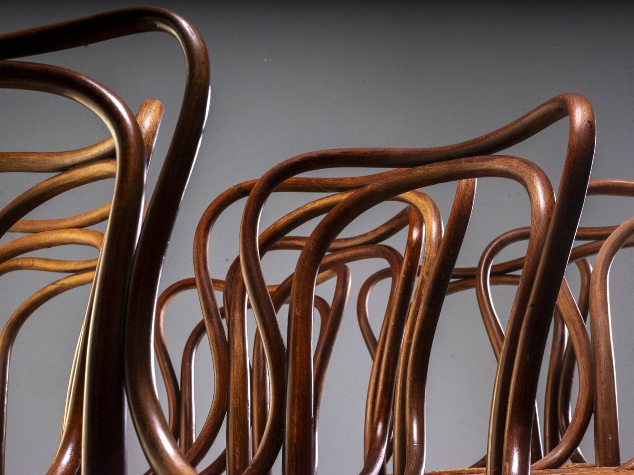 Set of 12 Chairs, J. & J. Kohn, 1900s–1930s, Austria