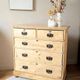 Commode anglaise antique en pin massif