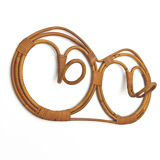 Wall-mounted reed and wicker coat rack by franco albini and franca helg for vittorio bonacina 1958