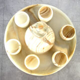 Vintage onyx liquor service