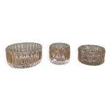 Set of 3 vintage glass ramekins