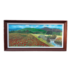 Tableau les coquelicots