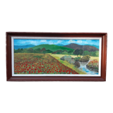 Table "poppies" 135x66