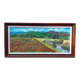 Tableau "les coquelicots " 135x66