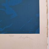 Lithograph "Lenin's Cap" by Ivan Messac, signed, 75 cm x 56 cm