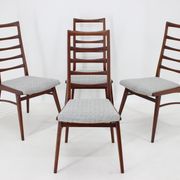 1960s Set of Four Dining Chairs in Teak, Germany