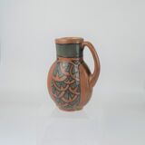 Stoneware cider pitcher from the HB Quimper Odetta manufacture