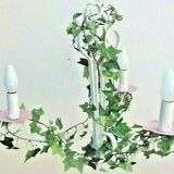Ancient Luster Forged White / Decorated with Artificial Ivy House Delmas (Montauban)