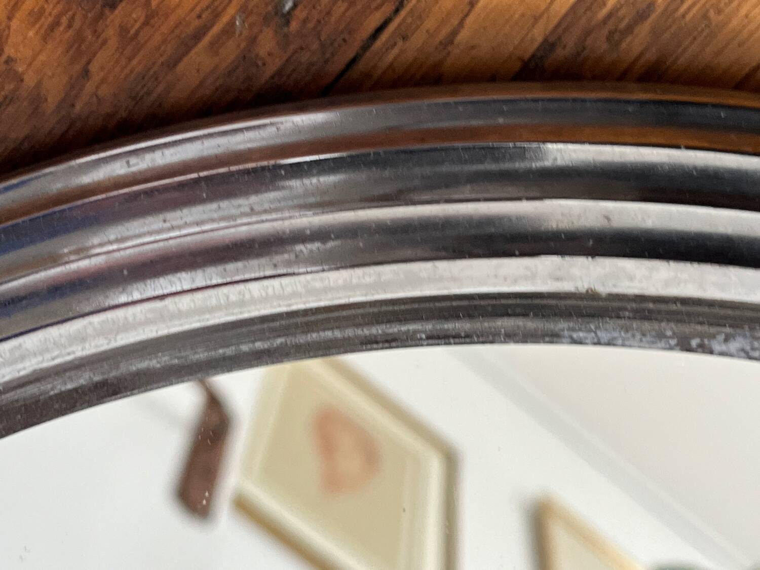 Large art deco mirror tray