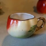 Set théière de Lucien Michelaud pour Limoges en forme de pomme