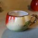 Vintage French Liquor Set by Lucien Michelaud for Limoges, apple shaped