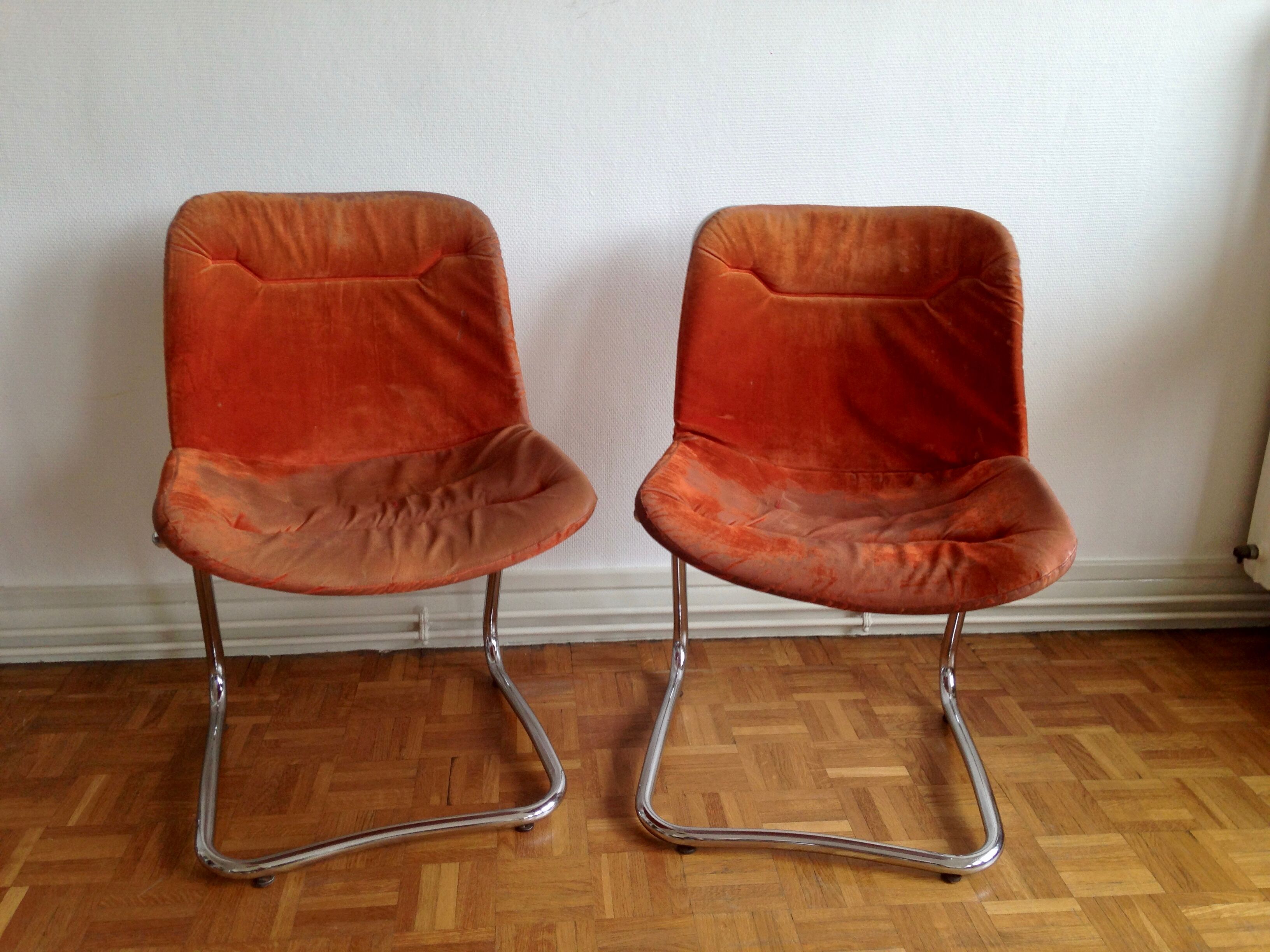 4 chairs by Gastone Rinaldi for Rima 1970