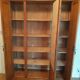 3-door Art Deco Parisian wardrobe and bevelled mirror