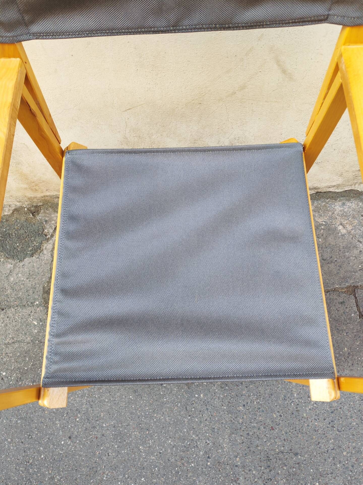 Fauteuil pliant style nautique, metteur en scène 