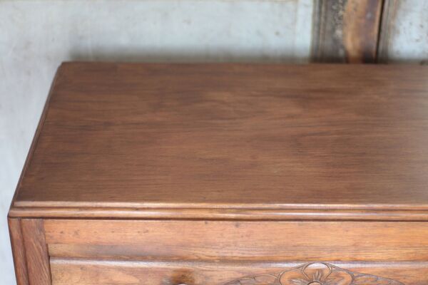 Commode bois 3 tiroirs, meuble de rangement, meuble ancien, art déco