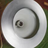 Space Age aluminum suspension, saucer suspension, vintage ceiling lamp, ceiling lamp