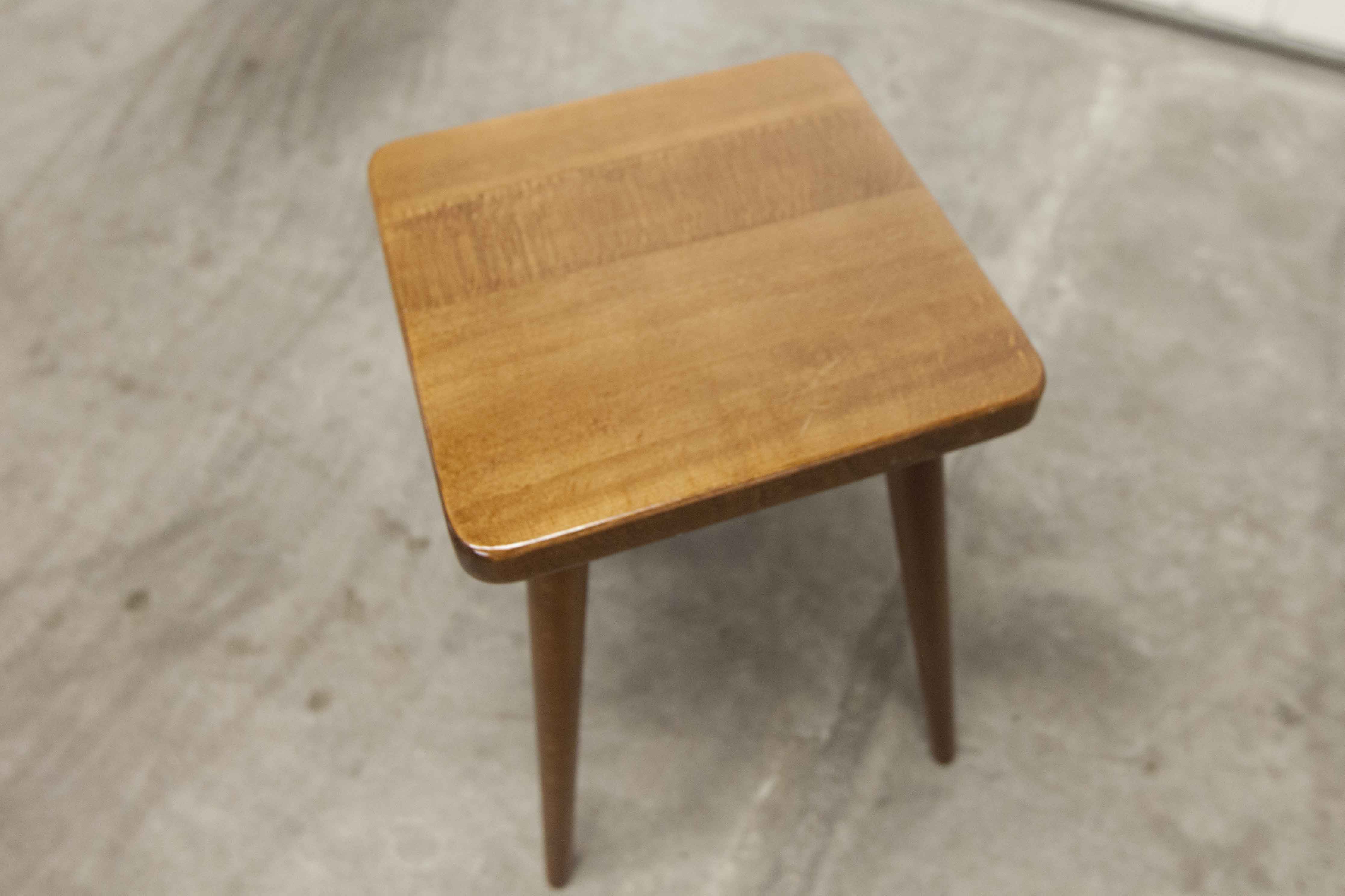 Scandinavian beech square 1960