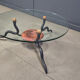 Table basse en fer forgé par DAB, années 1970 - Pays-Bas