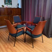 Set of four chairs, 1960s