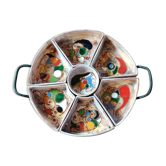 Vintage/ceramic aperitif service Vallauris Marie Christine Treinen