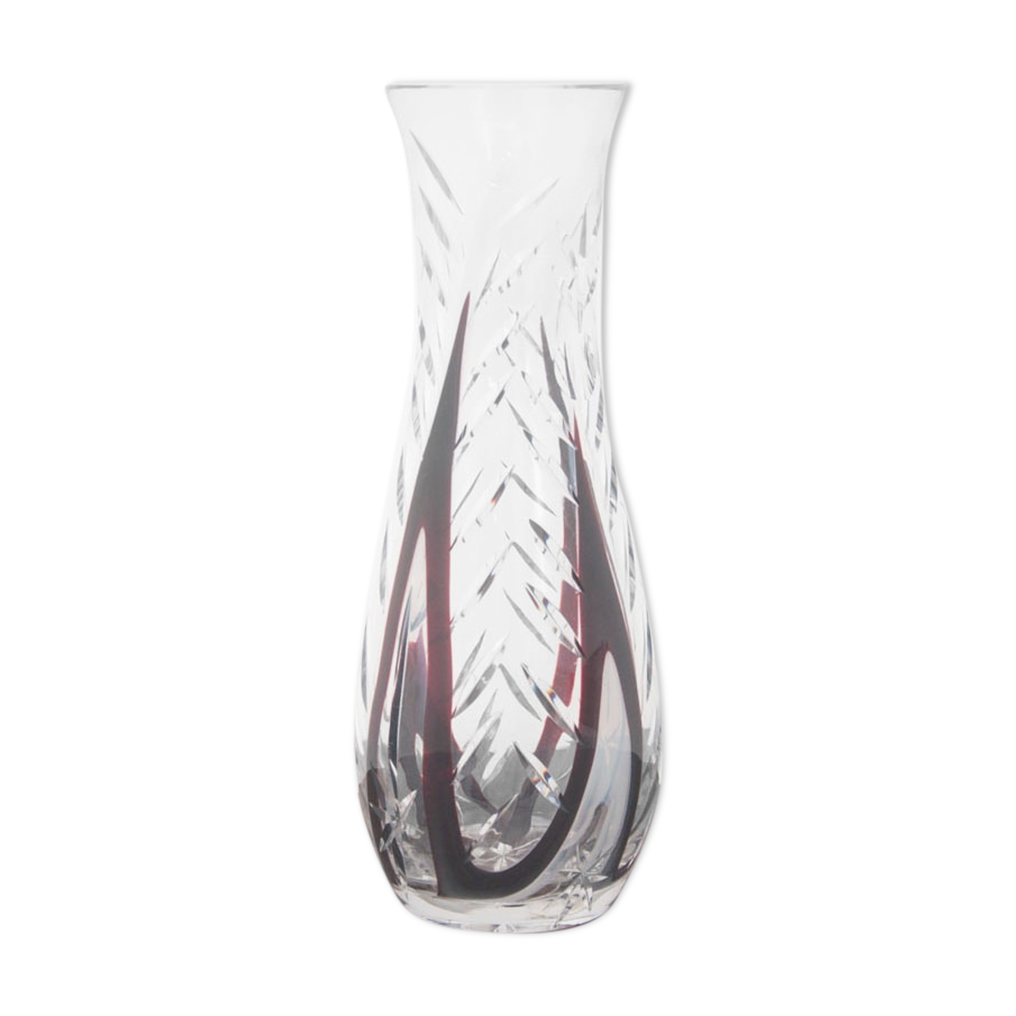 Crystal Vase, Poland, 1970s