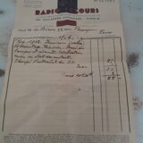 Radio TSF Emerson art déco 1942 avec certificat
