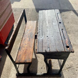 Retro primary school desk 1900