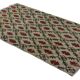 One-of-a-kind turkish handwoven vintage rug - rustic vintage charm 270x 140