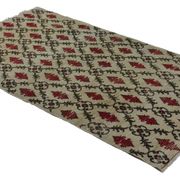One-of-a-kind turkish handwoven vintage rug - rustic vintage charm 270x 140