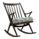 Reenskaug Rocking Chair for Bramin, Black Teak, 1960s