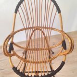 Two rattan chairs
