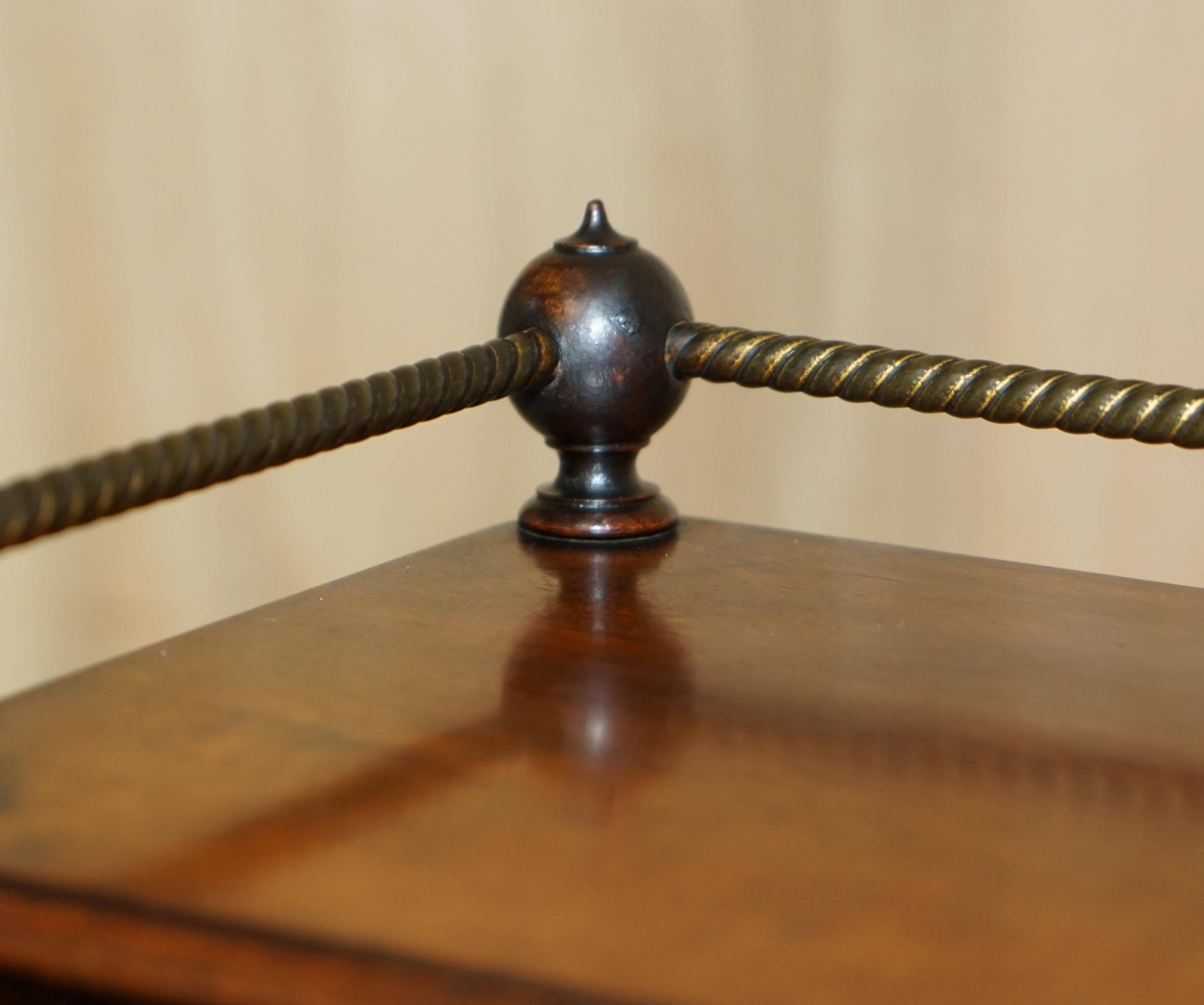 Demi-Lune Desk in Leather by Patrick Beakey Dublin circa 1850