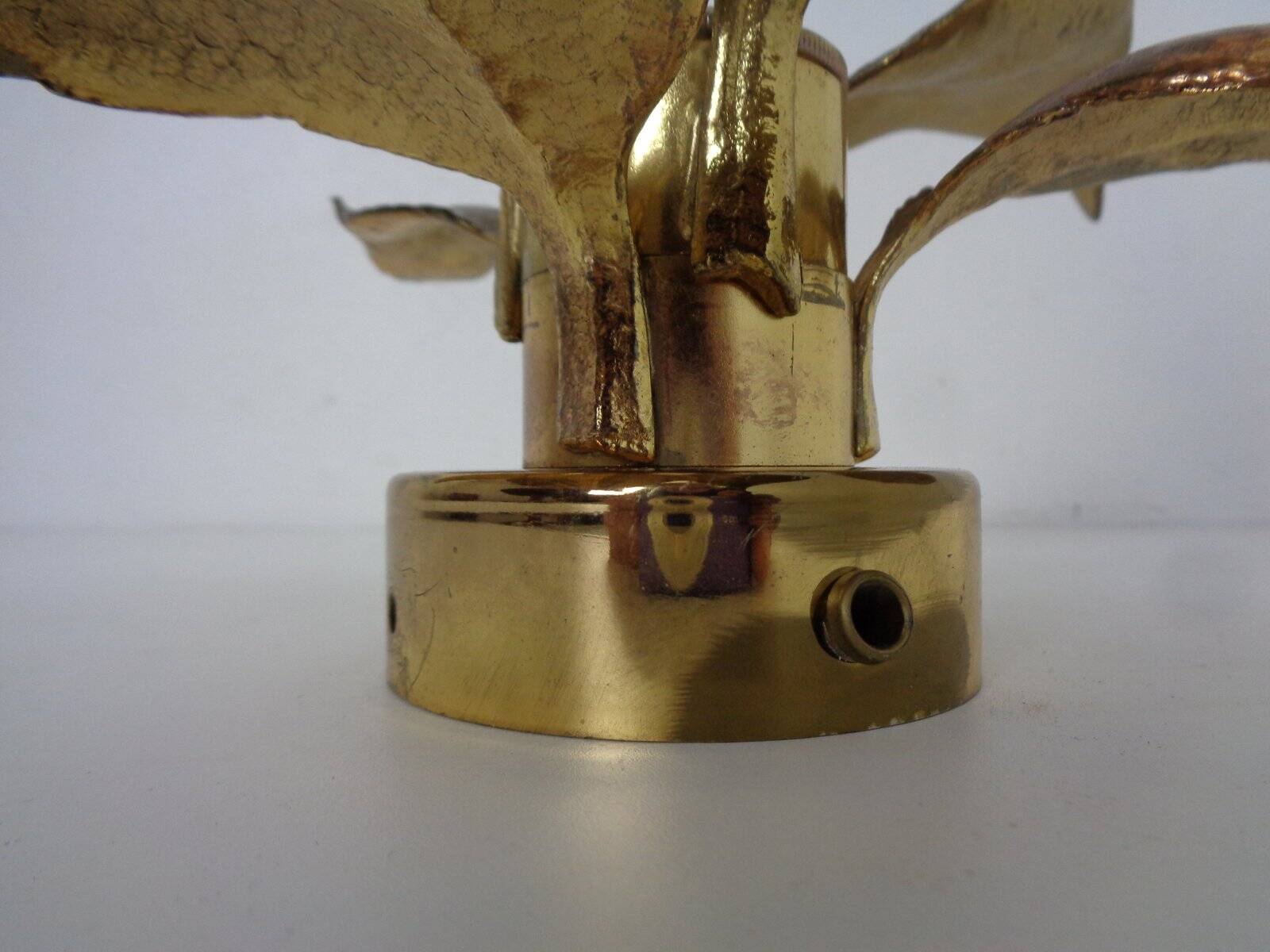 Hollywood Regency Wall Lamp by Willy Daro for Massive, Belgium, 1970s
