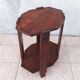 Art Deco side table in solid oak