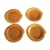 Series of 4 fish plates