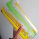Striped blown glass vase 1980s