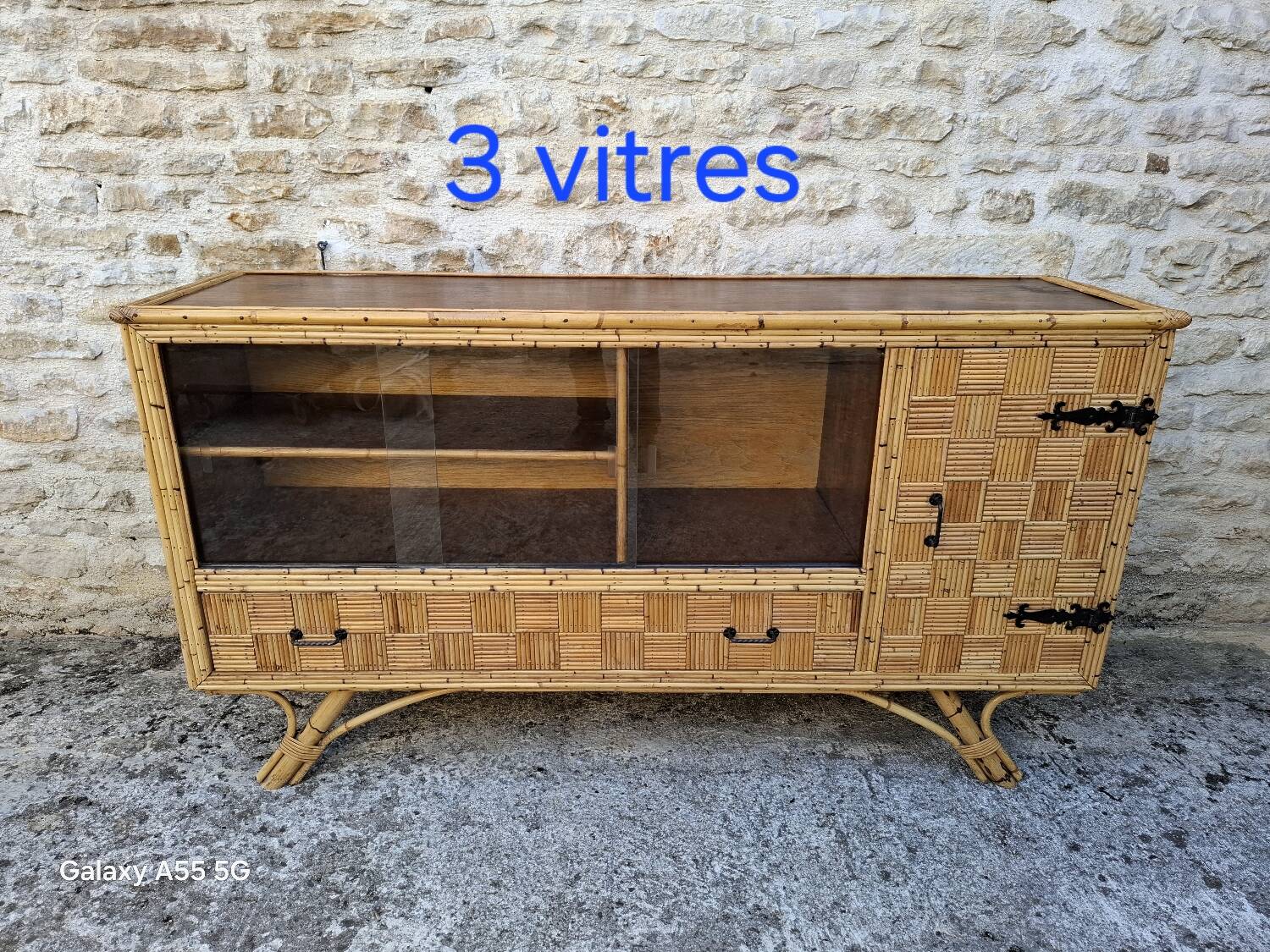 Bamboo sideboard
