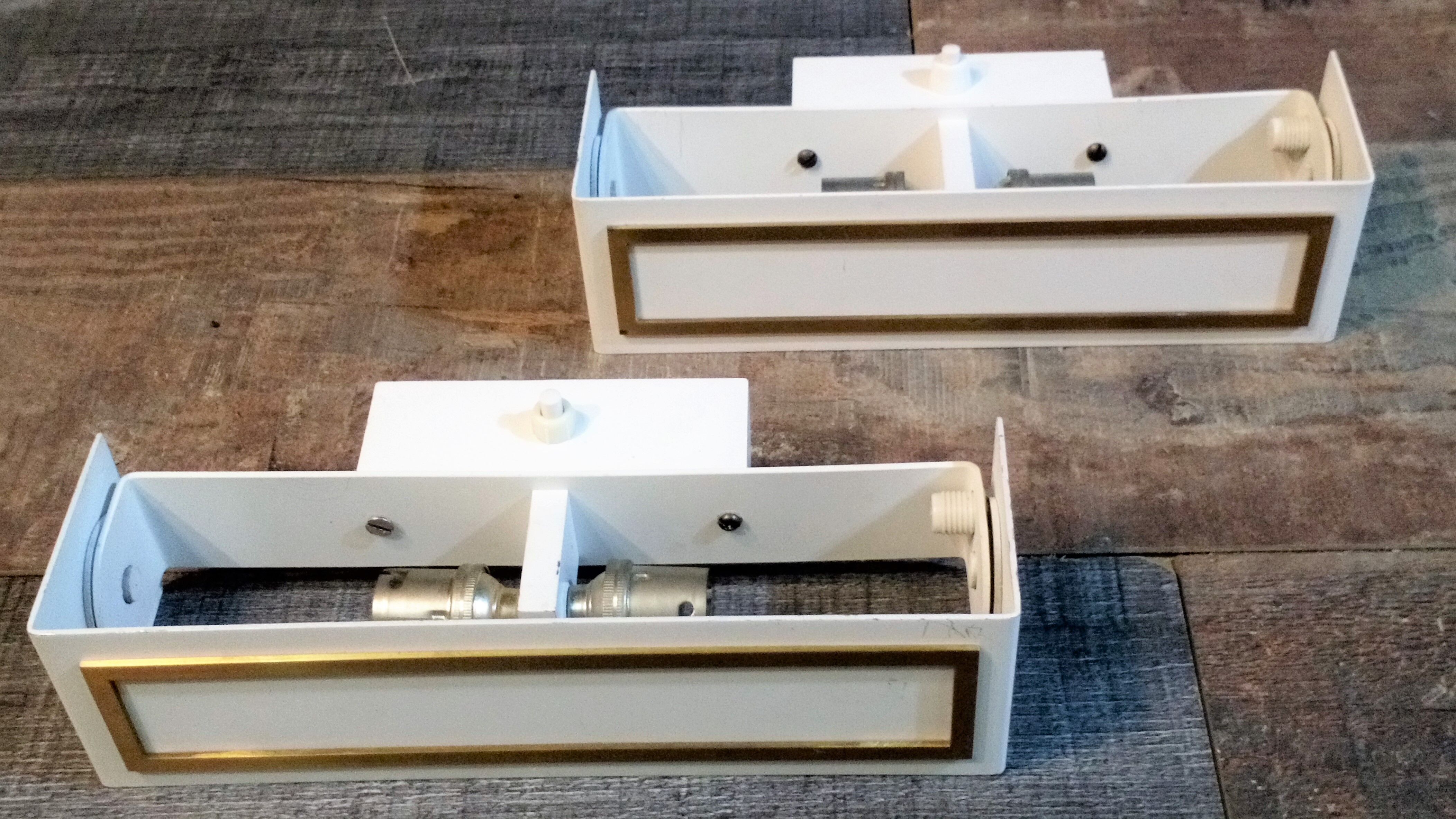 Wall lamps with shutter Italy 1960s