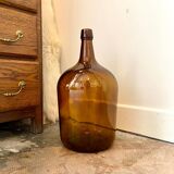 Amber glass cylinder