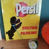 Parsley advertising enameled sign