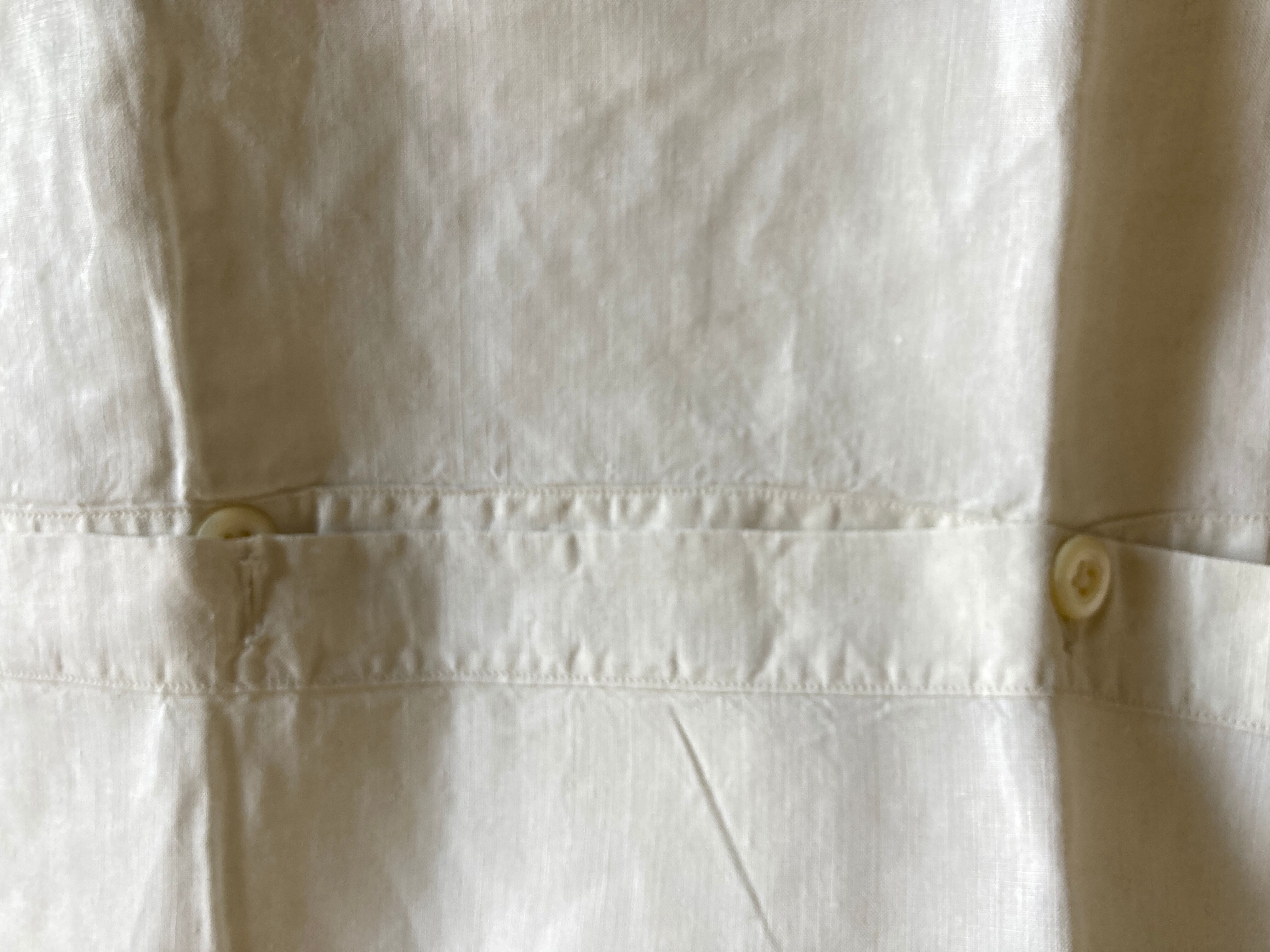 Pair of chateau pillowcases made of embroidered linen thread richelieu 19th