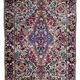 Ancient persian carpet kerman handmade 67cm x 125cm 1910s, 1b705