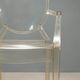 Louis Ghost chairs by Kartell designed by Philippe Starck from the 2000s.